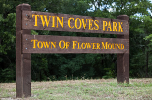 Twin Coves Sign